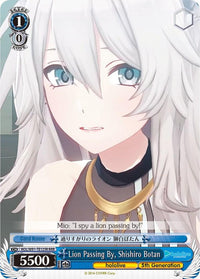 Lion Passing By, Shishiro Botan (HOL/W91-TE125R RRR) [hololive production] - POKÉ JEUX