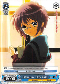 Literature Club Yuki (SY/WE09-E28 PR) (Promo) [The Melancholy of Haruhi Suzumiya Extra Booster] - POKÉ JEUX
