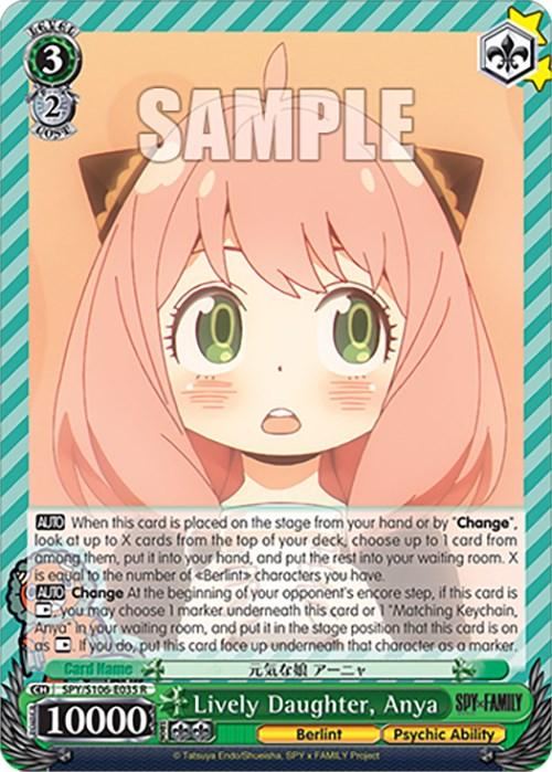 Lively Daughter, Anya (SPY/S106-E035 R) [SPY x FAMILY] - POKÉ JEUX