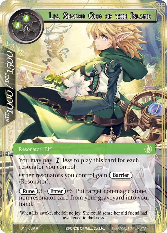 Liz, Sealed God of the Island (SNV-069) [The Strangers of New Valhalla] - POKÉ JEUX