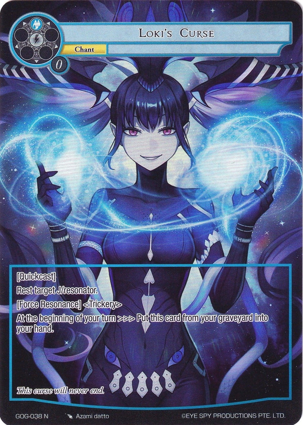 Loki's Curse (Full Art) (GOG-038) [Game of Gods] - POKÉ JEUX