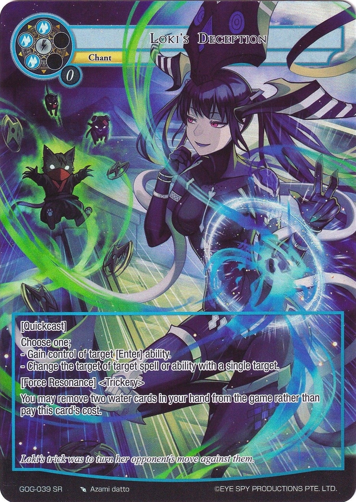 Loki's Deception (Full Art) (GOG-039) [Game of Gods] - POKÉ JEUX
