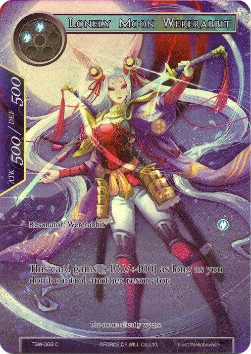 Lonely Moon Wererabbit (Full Art) (TSW-068) [The Time Spinning Witch] - POKÉ JEUX