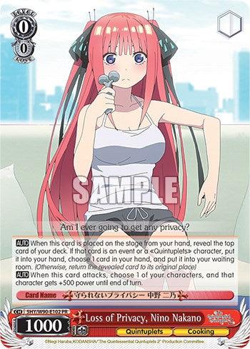 Loss of Privacy, Nino Nakano (5HY/W90-E102 PR) [The Quintessential Quintuplets 2] - POKÉ JEUX
