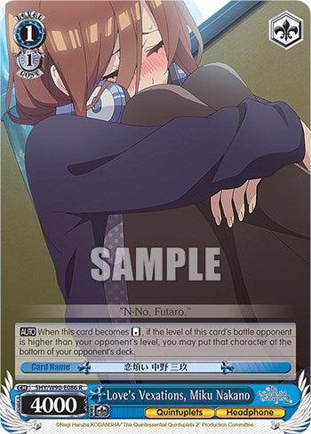 Love's Vexations, Miku Nakano (5HY/W90-E086 R) [The Quintessential Quintuplets 2] - POKÉ JEUX