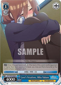 Love's Vexations, Miku Nakano (5HY/W90-E086 R) [The Quintessential Quintuplets 2] - POKÉ JEUX