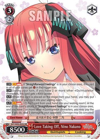 Love Taking Off, Nino Nakano (5HY/W90-E052 RR) [The Quintessential Quintuplets 2] - POKÉ JEUX