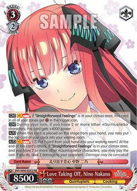 Love Taking Off, Nino Nakano (5HY/W90-E052 RR) [The Quintessential Quintuplets 2] - POKÉ JEUX