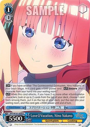 Love Vacation, Nino Nakano (5HY/W101-E095 C) [The Quintessential Quintuplets Movie] - POKÉ JEUX