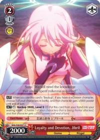 Loyalty and Devotion, Jibril (NGL/S58-E071 C) [No Game No Life] - POKÉ JEUX