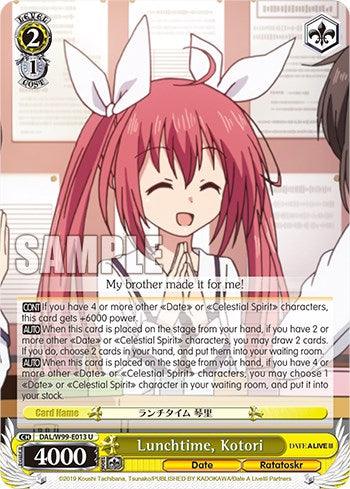Lunchtime, Kotori [Date A Live Vol.2] - POKÉ JEUX
