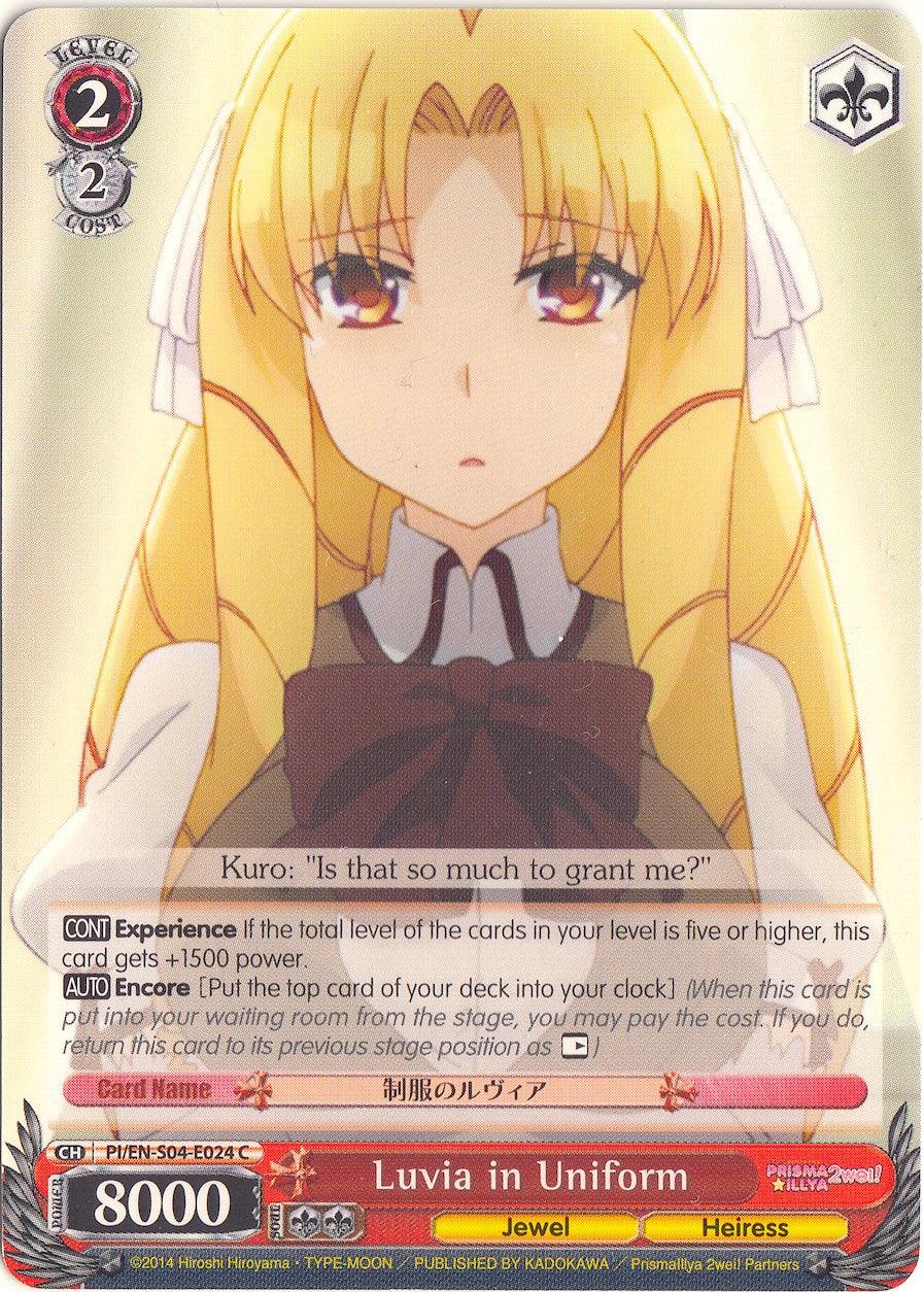 Luvia in Uniform (PI/EN-S04-E024 C) [Fate/kaleid liner PRISMA ILLYA DX] - POKÉ JEUX
