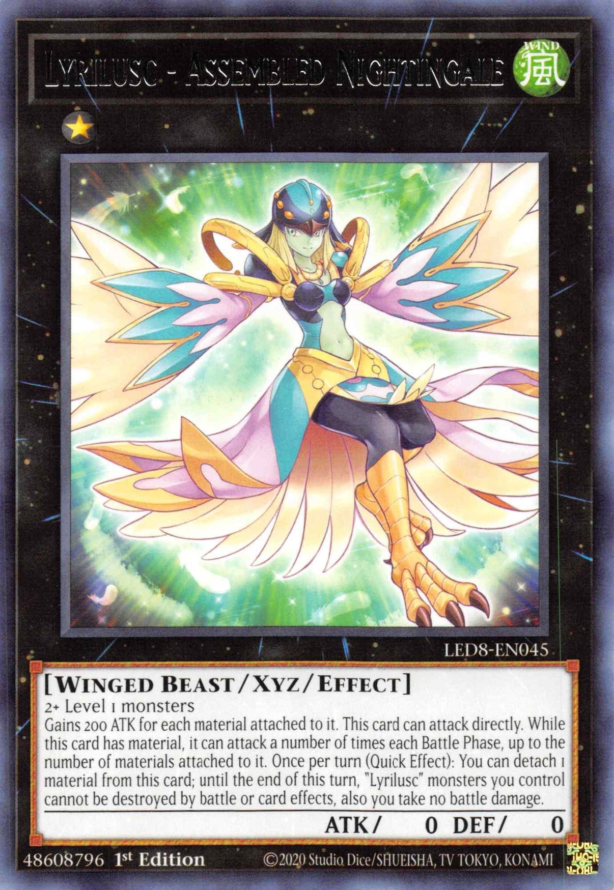 Lyrilusc - Assembled Nightingale [LED8-EN045] Rare - POKÉ JEUX