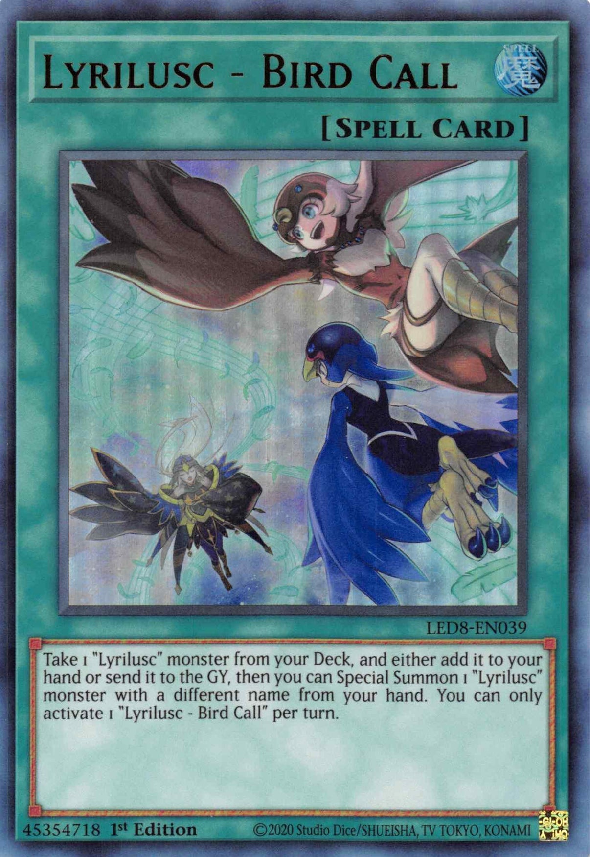Lyrilusc - Bird Call [LED8-EN039] Ultra Rare - POKÉ JEUX