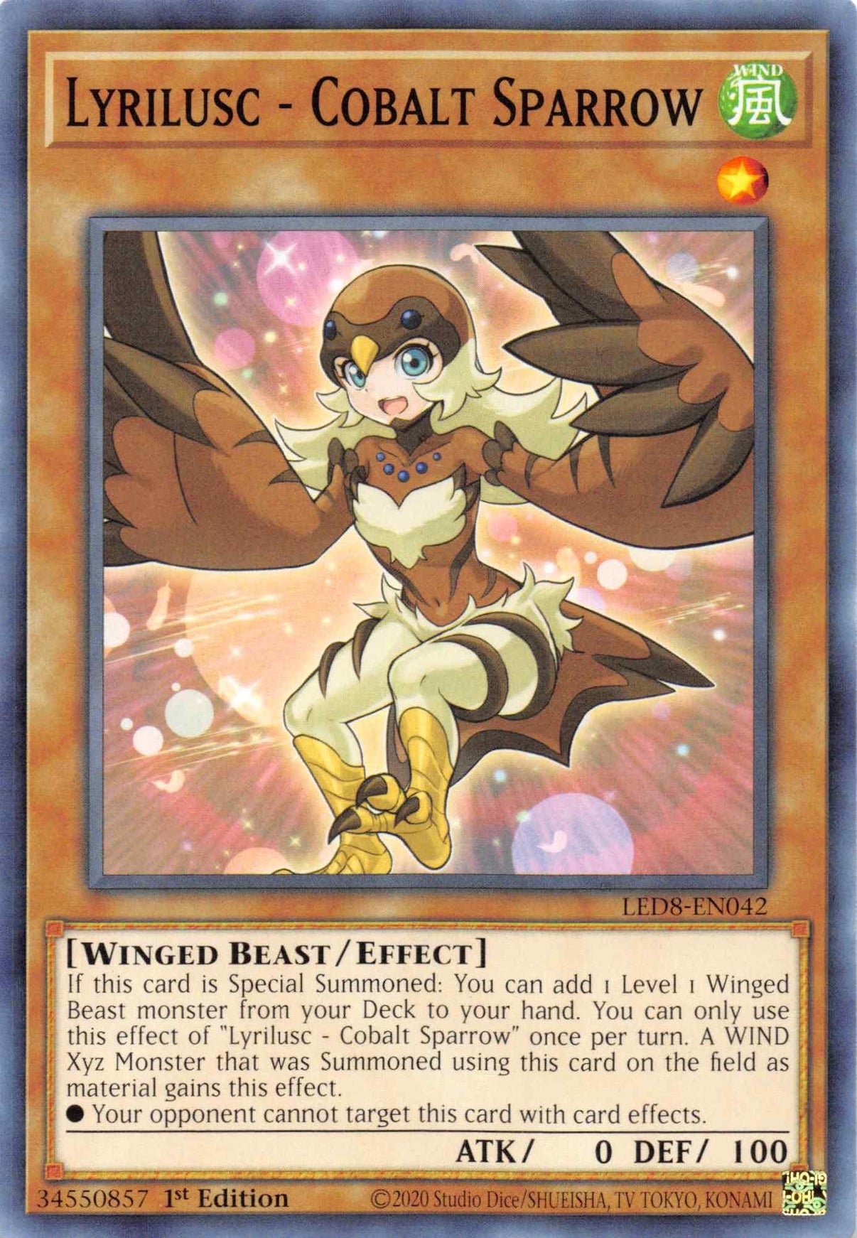 Lyrilusc - Cobalt Sparrow [LED8-EN042] Common - POKÉ JEUX