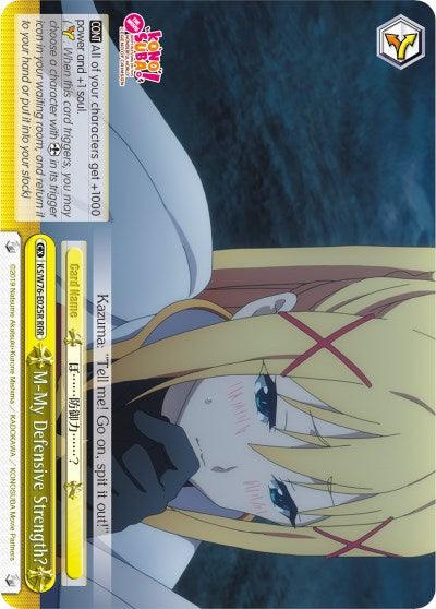 M-My Defensive Strength? (KS/W76-E025R RRR) [KonoSuba The Movie: Legend of Crimson] - POKÉ JEUX