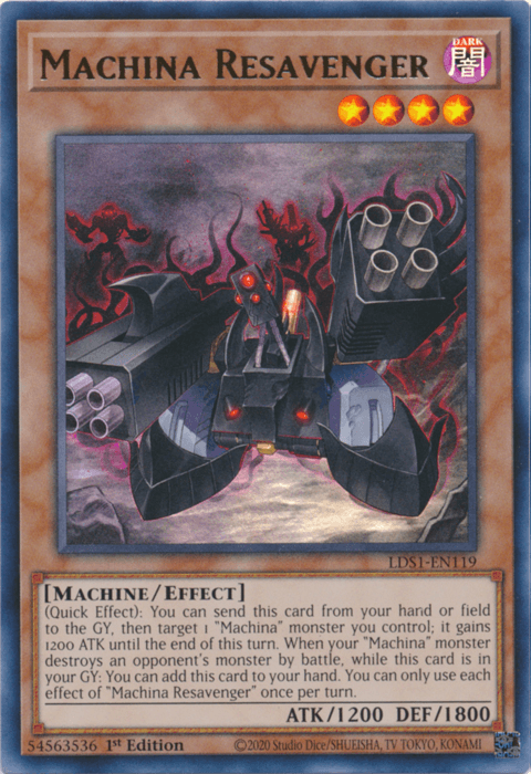 Machina Resavenger [LDS1-EN119] Ultra Rare - POKÉ JEUX