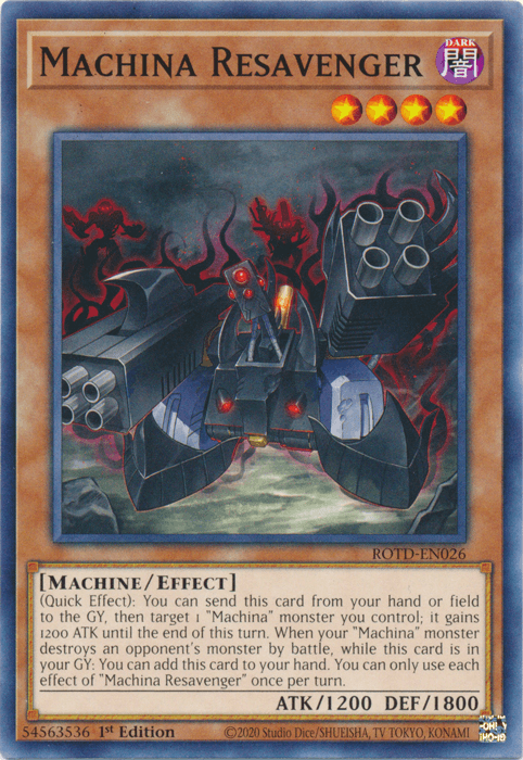 Machina Resavenger [ROTD-EN026] Common - POKÉ JEUX