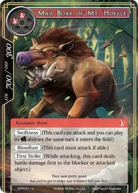 Mad Boar of Mt. Hoelle (SDR2-011) [Starter Deck: Reiya Cluster] - POKÉ JEUX