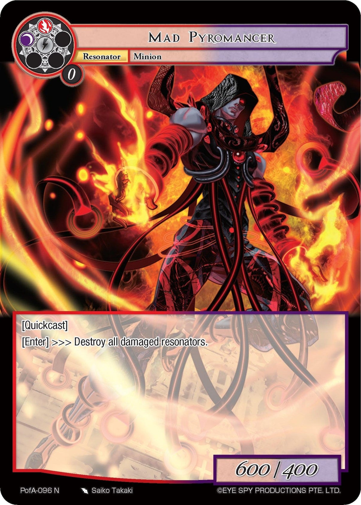 Mad Pyromancer (PofA-096) [Alice Origin IV: Prologue of Attoractia] - POKÉ JEUX