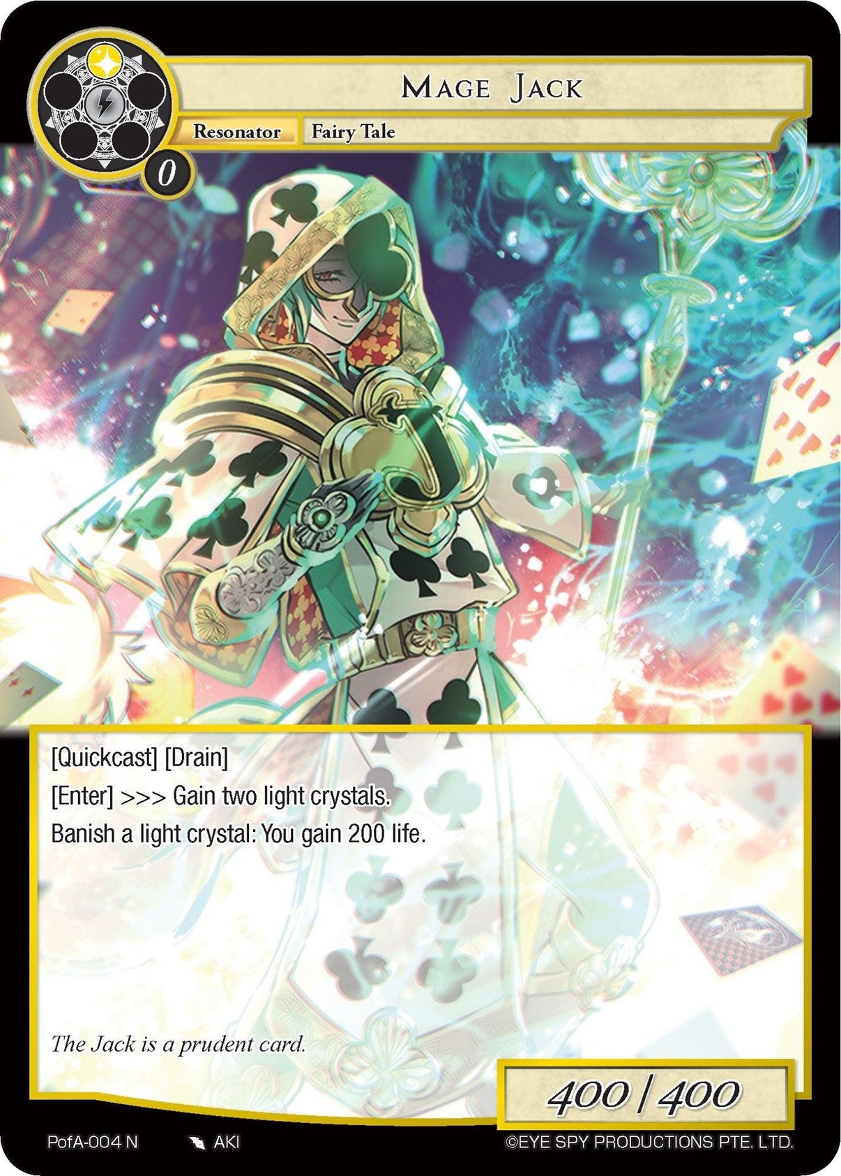 Mage Jack (PofA-004) [Alice Origin IV: Prologue of Attoractia] - POKÉ JEUX