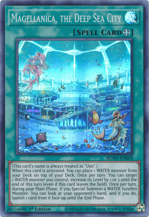 Magellanica, the Deep Sea City [ROTD-EN059] Super Rare - POKÉ JEUX