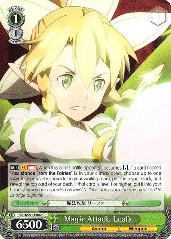 Magic Attack, Leafa (SAO/S51-E042 C) [Sword Art Online The Movie: -Ordinal Scale-] - POKÉ JEUX