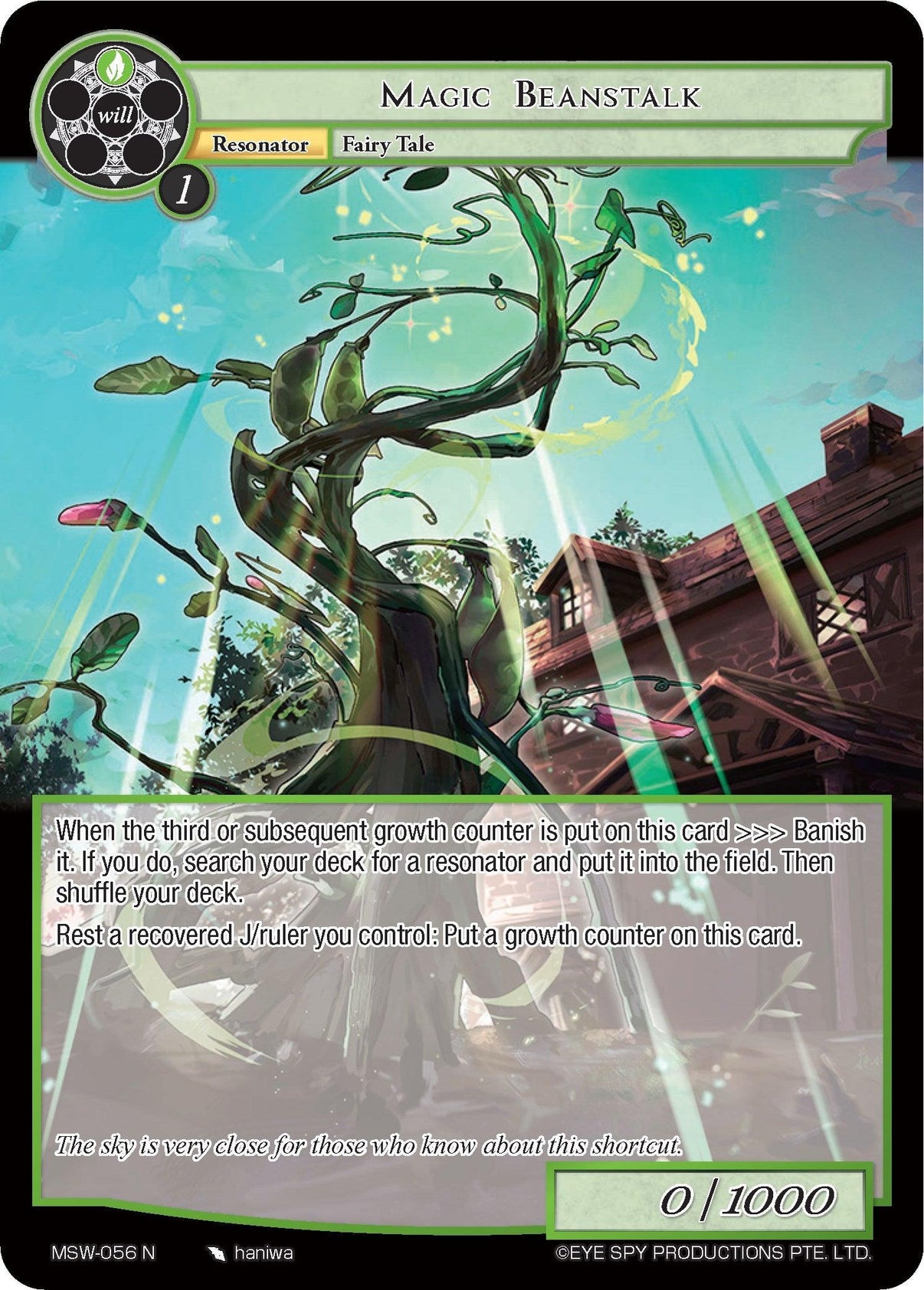 Magic Beanstalk (MSW-056) [The Magic Stone War - Zero] - POKÉ JEUX
