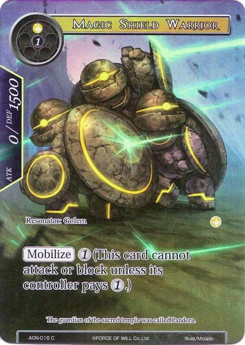 Magic Shield Warrior (Full Art) (ACN-016) [Ancient Nights] - POKÉ JEUX
