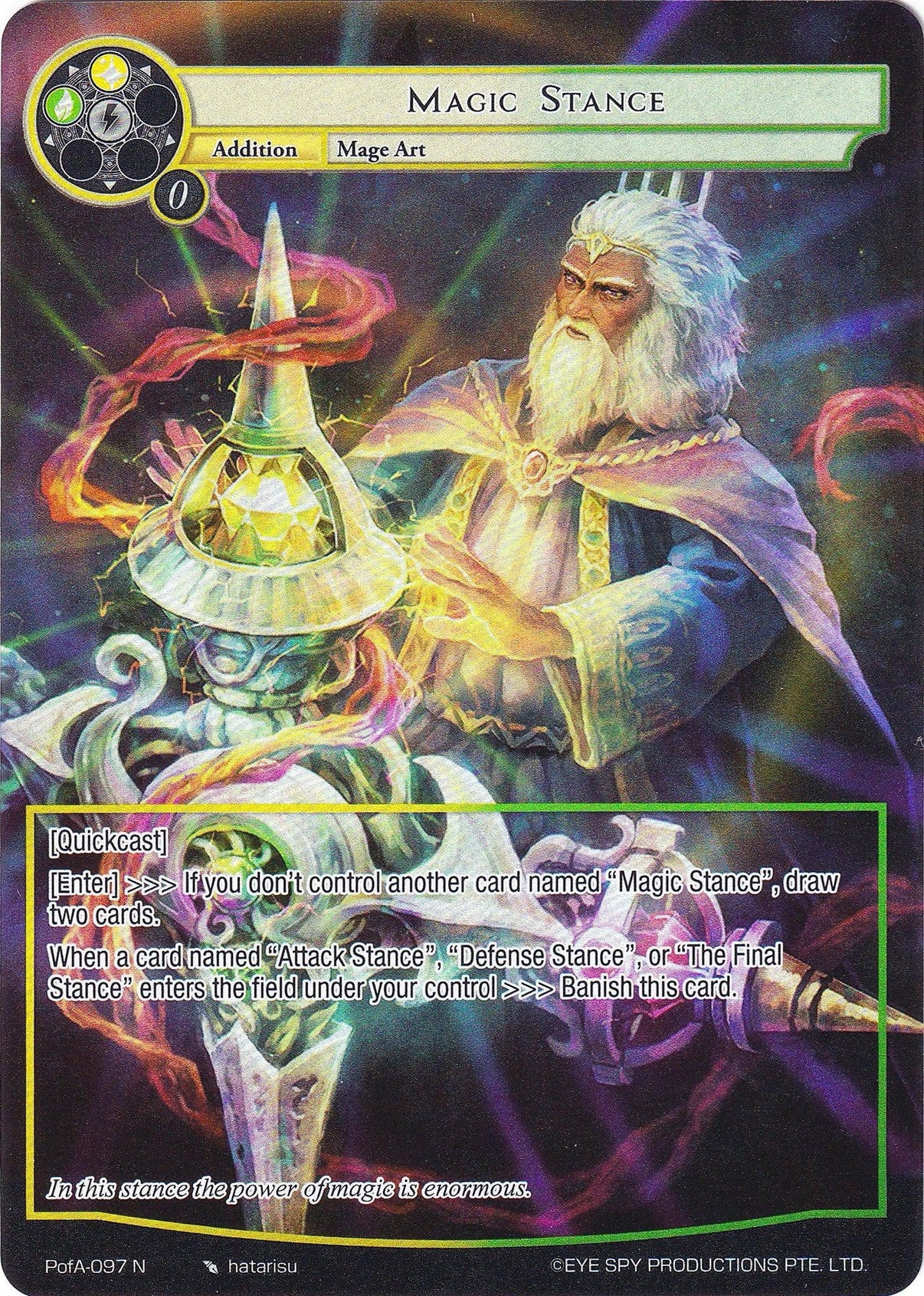 Magic Stance (Full Art) (PofA-097) [Alice Origin IV: Prologue of Attoractia] - POKÉ JEUX