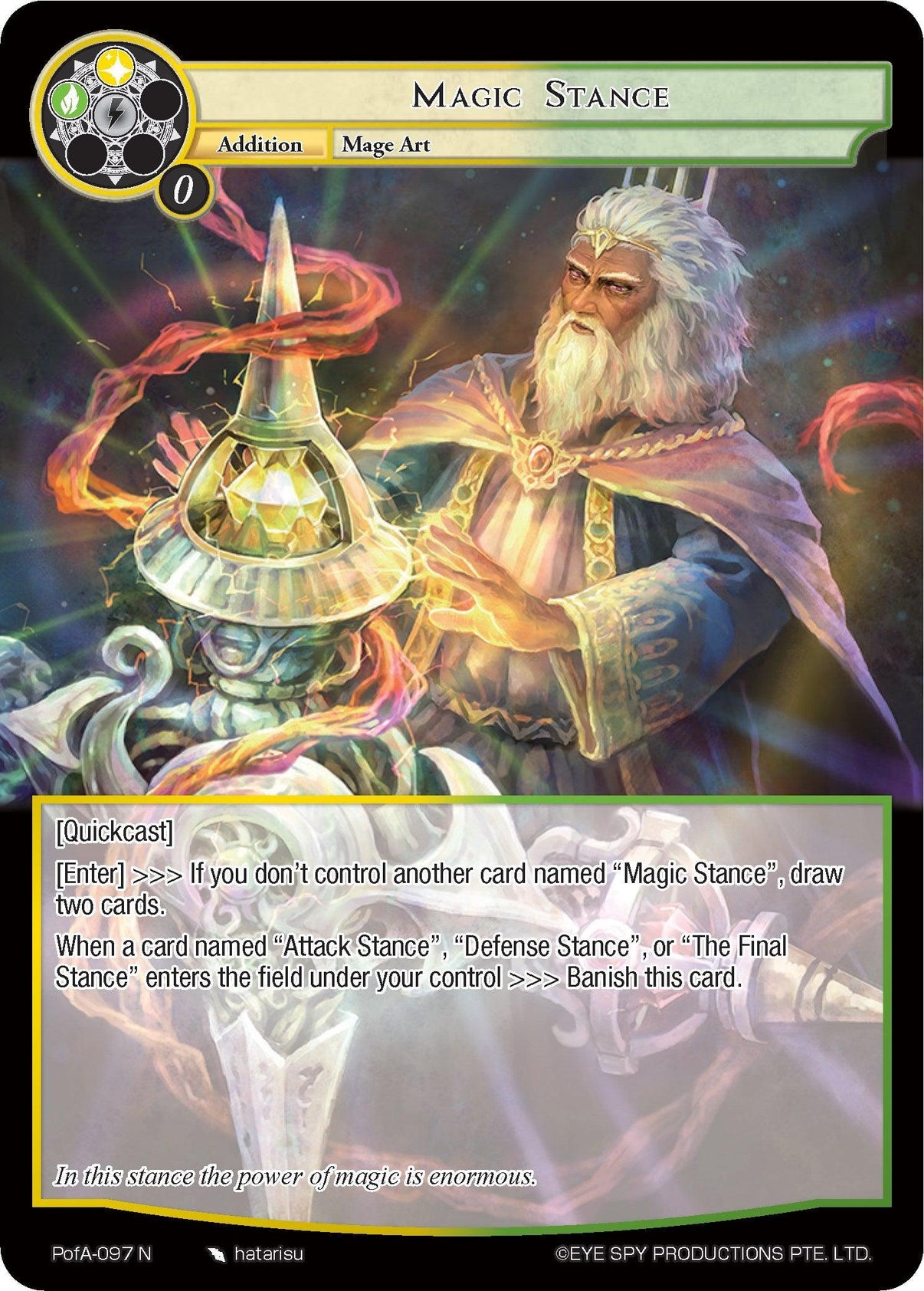 Magic Stance (PofA-097) [Alice Origin IV: Prologue of Attoractia] - POKÉ JEUX