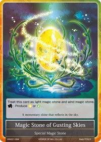 Magic Stone of Gusting Skies (VIN001-084) [Vingolf: Engage Knights] - POKÉ JEUX