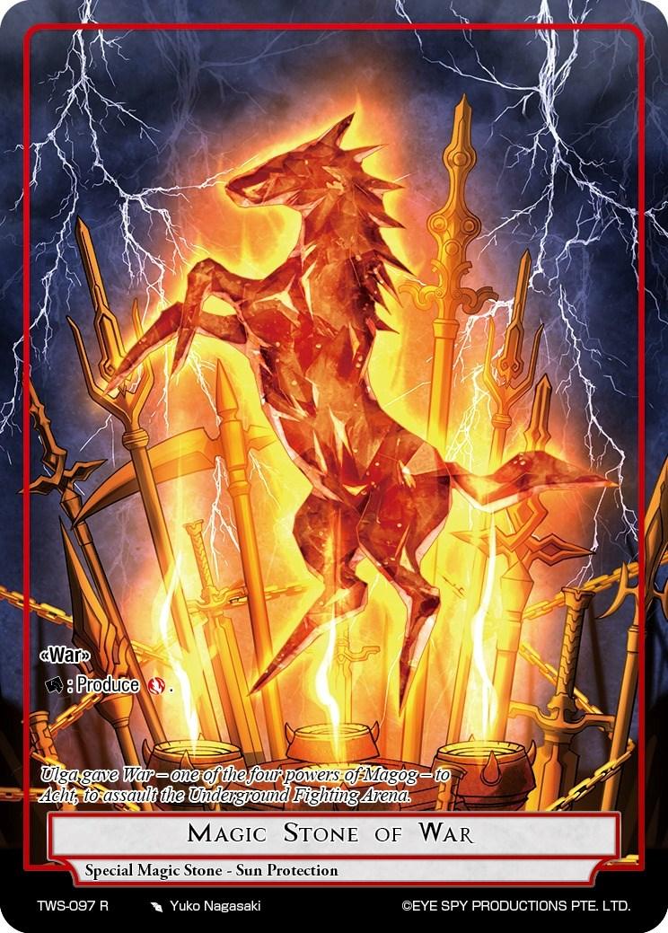 Magic Stone of War (TWS-097 R) [The War of the Suns] - POKÉ JEUX