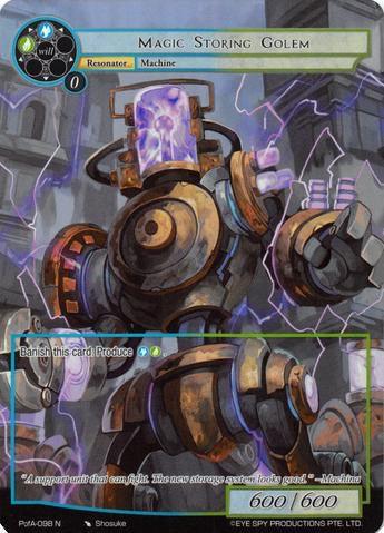 Magic Storing Golem (Full Art) (PofA-098) [Alice Origin IV: Prologue of Attoractia] - POKÉ JEUX