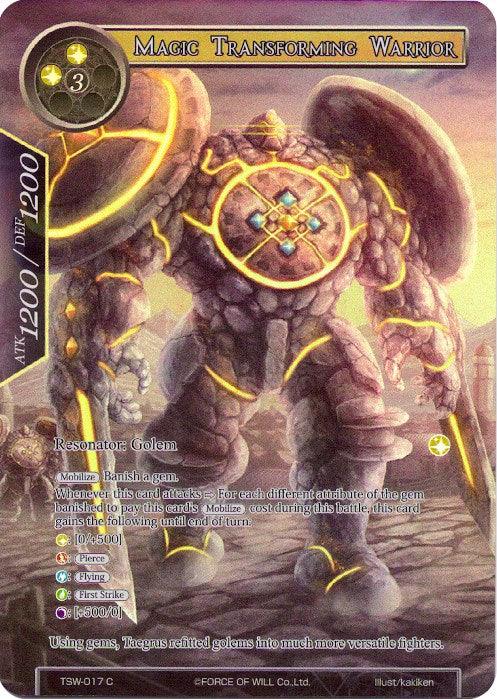 Magic Transforming Warrior (Full Art) (TSW-017) [The Time Spinning Witch] - POKÉ JEUX