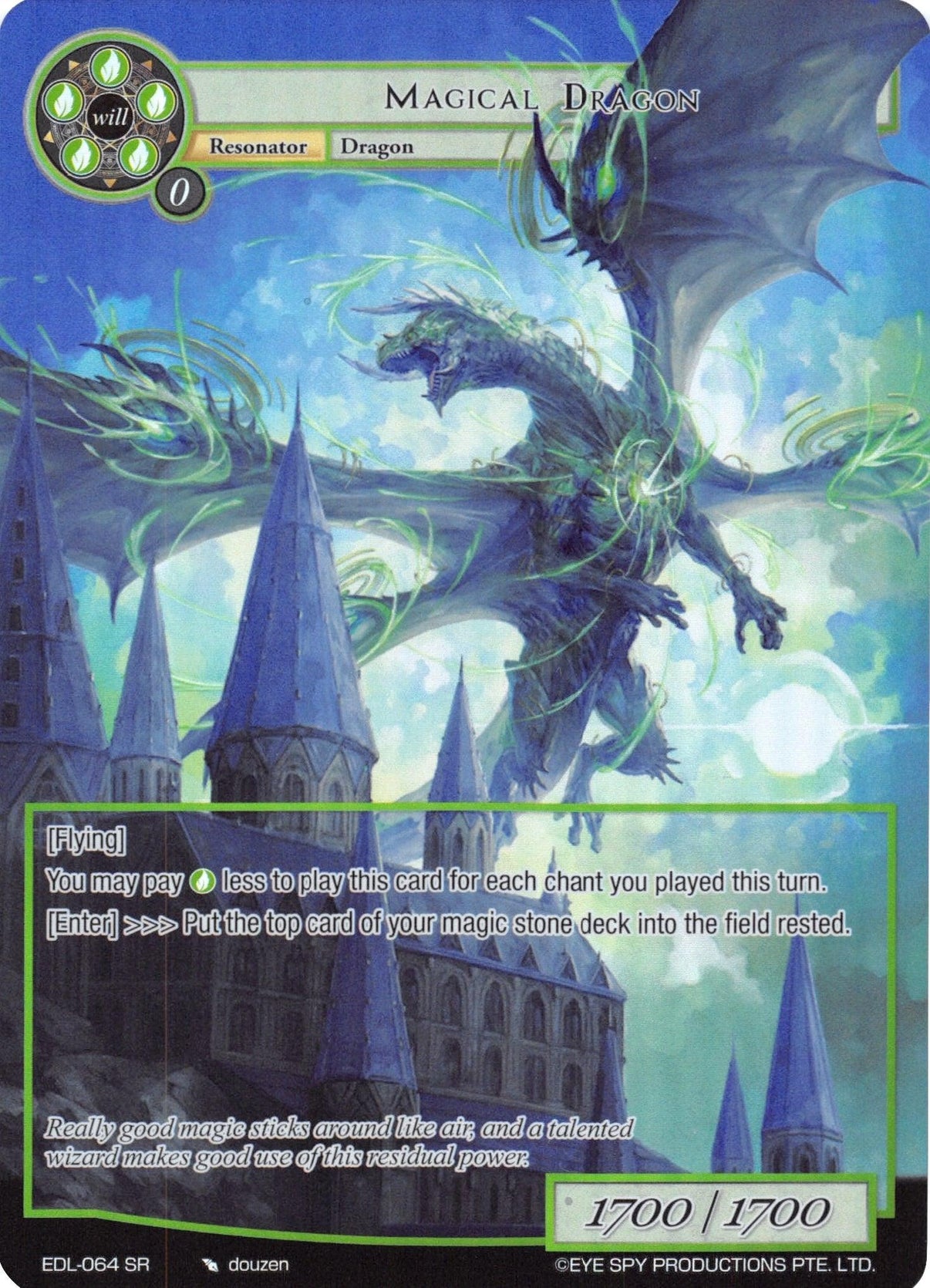 Magical Dragon (Full Art) (EDL-064) [The Epic of the Dragon Lord] - POKÉ JEUX