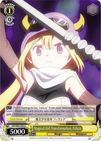 Magical Girl Transformation, Felicia (MR/W80-E023 C) [Magia Record: Puella Magi Madoka Magica [Side Story] (Anime)] - POKÉ JEUX