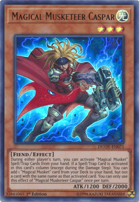 Magical Musketeer Caspar [DUOV-EN071] Ultra Rare - POKÉ JEUX