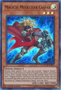 Magical Musketeer Caspar [DUOV-EN071] Ultra Rare - POKÉ JEUX
