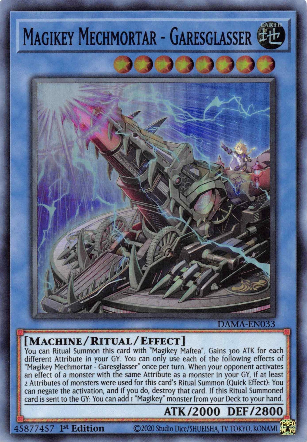 Magikey Mechmortar - Garesglasser [DAMA-EN033] Super Rare - POKÉ JEUX