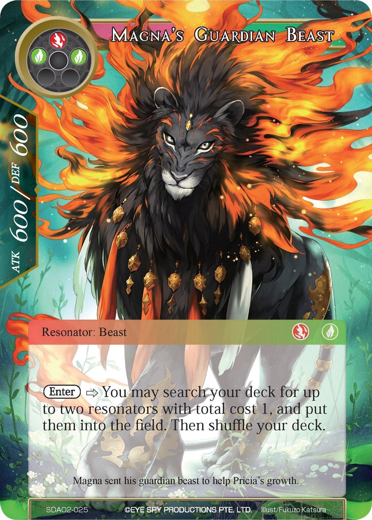 Magna's Guardian Beast (SDAO2-025) [Alice Origin II Starter Deck] - POKÉ JEUX