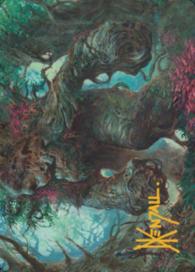 Magnigoth Sentry Art Card (Gold-Stamped Signature) [Dominaria United Art Series] - POKÉ JEUX