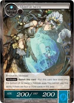 Maid of Siren (2-048) [The War of Valhalla] - POKÉ JEUX