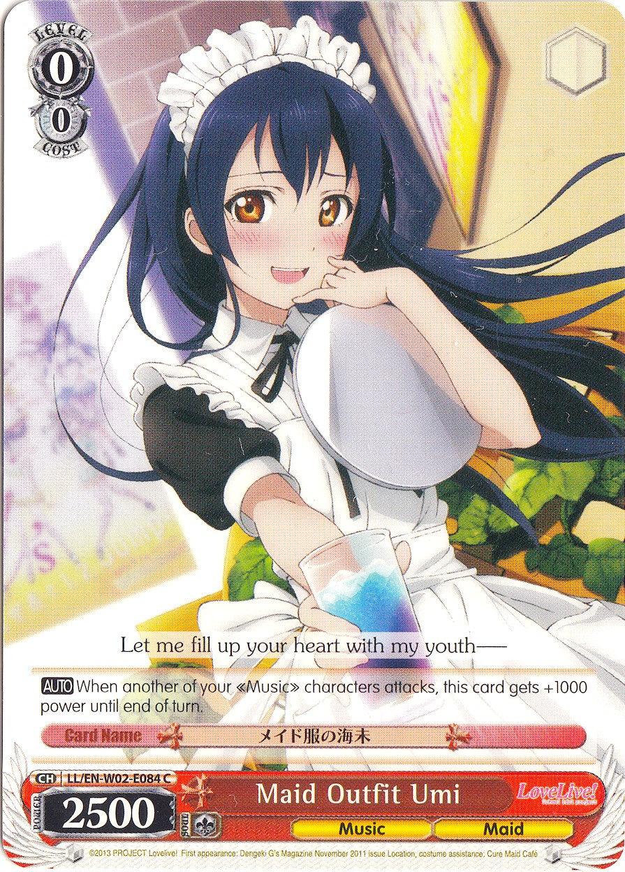 Maid Outfit Umi (LL/EN-W02-E084 C) [Love Live! DX Vol.2] - POKÉ JEUX