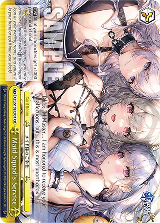 Maid Squad's Service (AZL/S102-E031 CR) [Azur Lane] - POKÉ JEUX