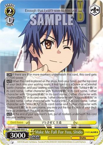 Make Me Fall For You, Shido [Date A Live Vol.2] - POKÉ JEUX