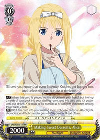 Making Sweet Desserts, Alice (SAO/S80-E101 PR) [Sword Art Online -Alicization- Vol.2] - POKÉ JEUX