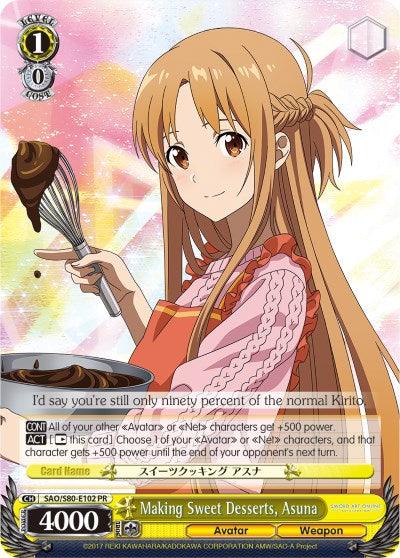 Making Sweet Desserts, Asuna (SAO/S80-E102 PR) [Sword Art Online -Alicization- Vol.2] - POKÉ JEUX
