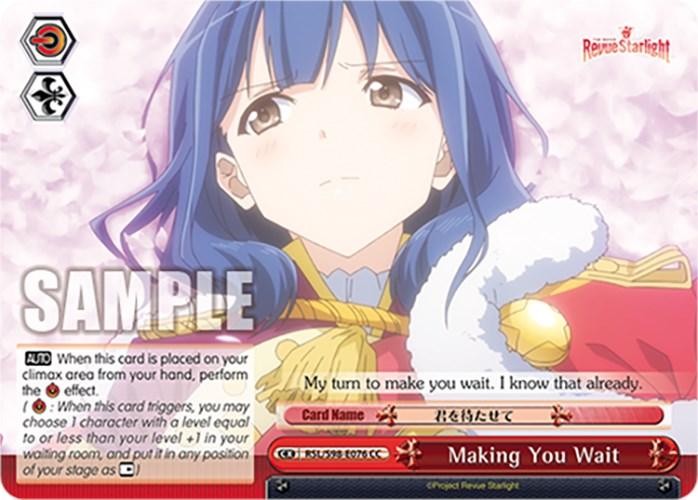 Making You Wait (RSL/S98-E076 CC) [Revue Starlight The Movie] - POKÉ JEUX