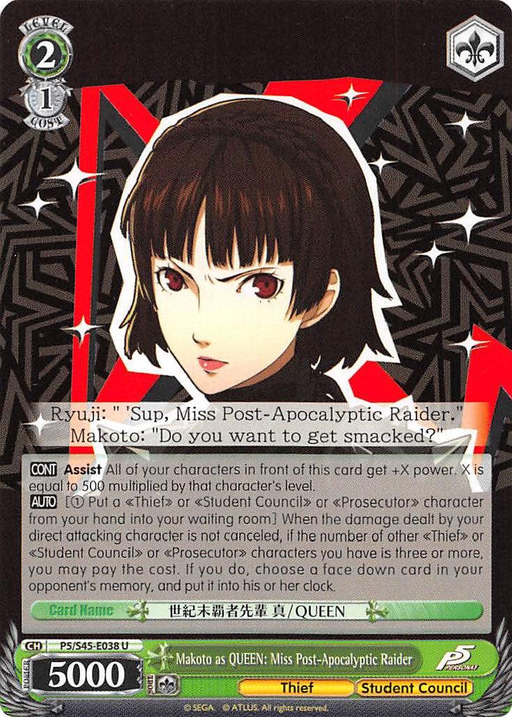 Makoto as QUEEN: Miss Post-Apocalyptic Raider (P5/S45-E038 U) [Persona 5] - POKÉ JEUX